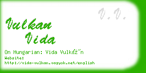 vulkan vida business card